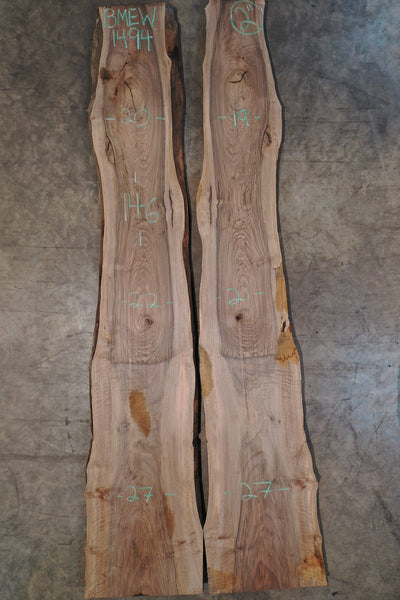 English Walnut Bookmatch BMEW 1494
