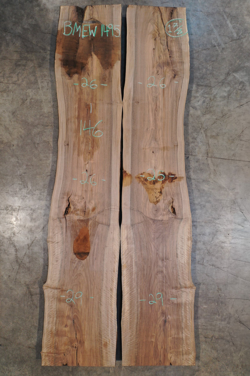 English Walnut Bookmatch BMEW 1495