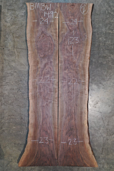 Oregon Black Walnut Bookmatch BMBW-1492