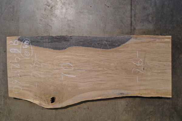 Oregon White Oak Slab 092125-09B