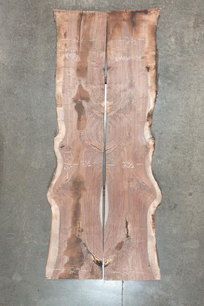 Oregon Black Walnut Bookmatch BMBW-1134