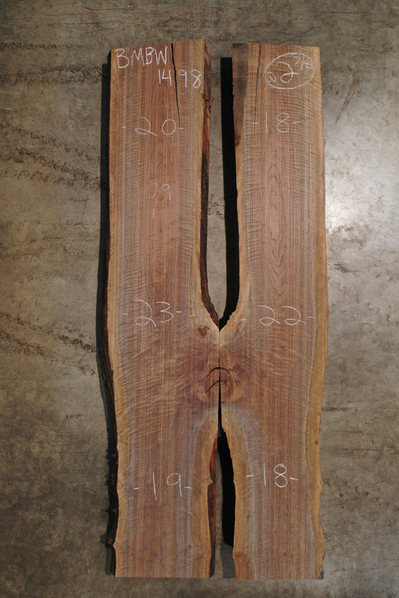 Oregon Black Walnut Bookmatch BMBW-1498