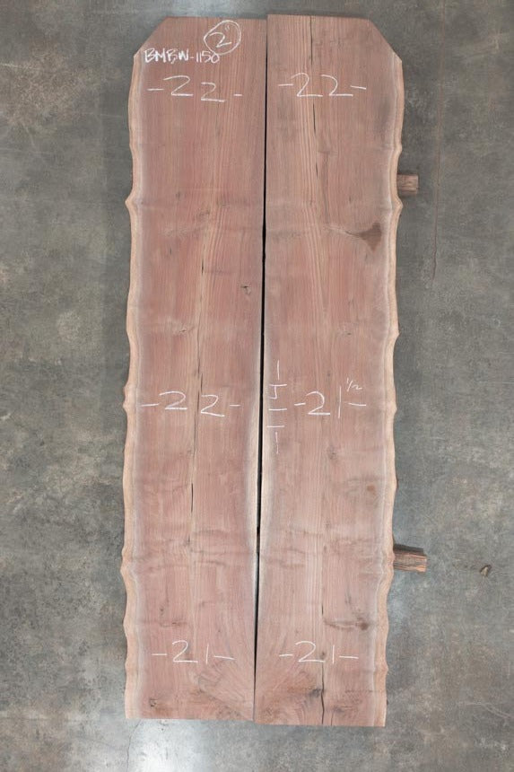 Oregon Black Walnut Bookmatch BMBW-1150
