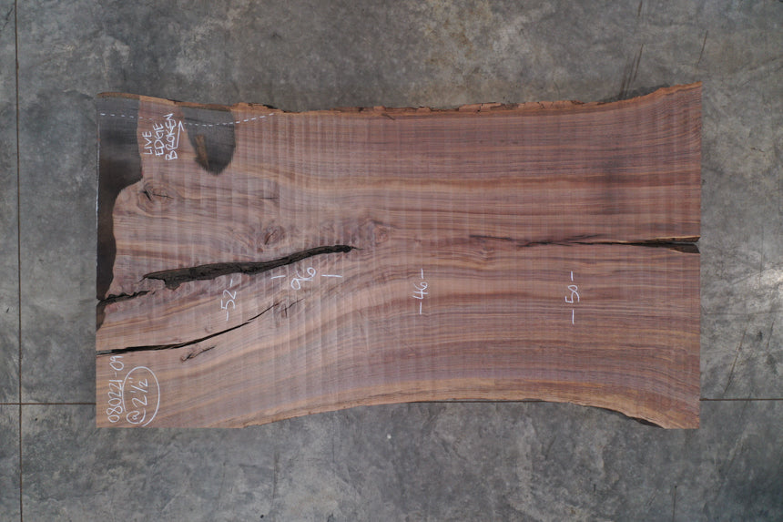 Oregon Black Walnut Slab 080221-09