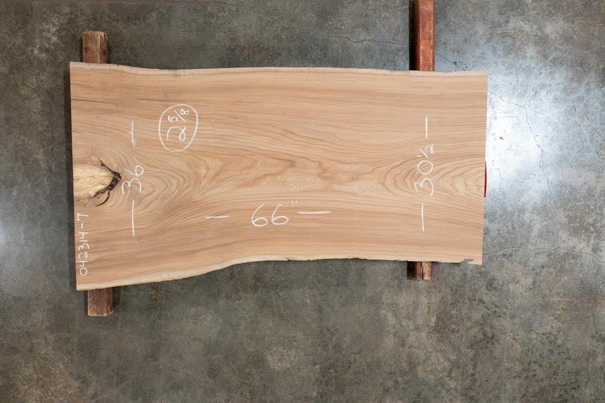 Oregon Red Elm Slab 042314-07
