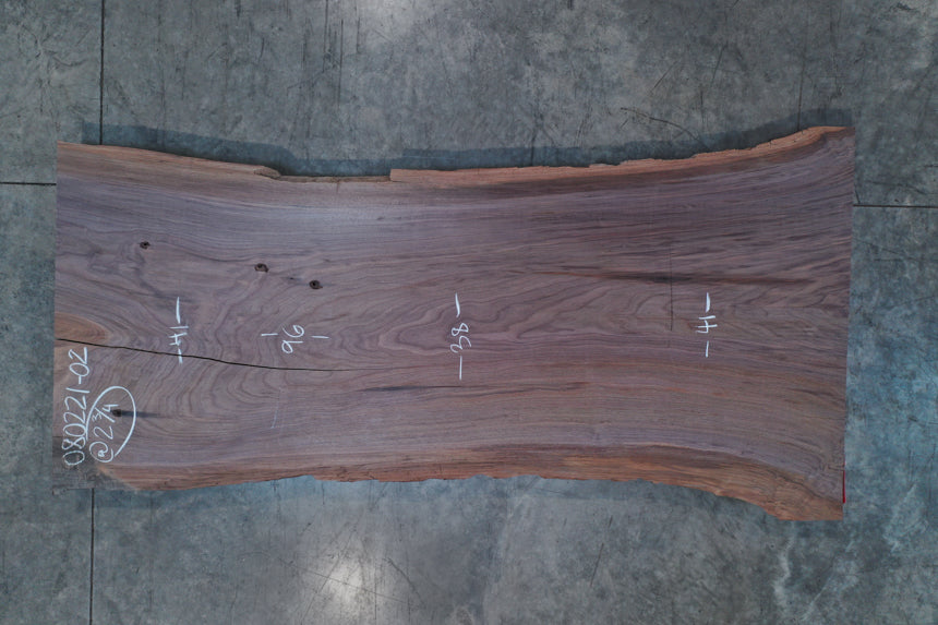 Oregon Black Walnut Slab 080221-02