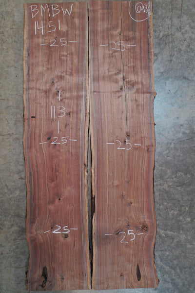 Oregon Black Walnut Bookmatch BMBW-1451