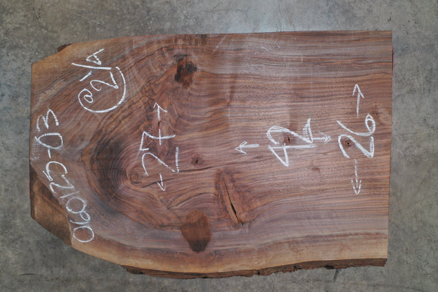 Oregon Black Walnut Slab 060125-3