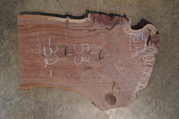 Oregon Black Walnut Slab 012625-22