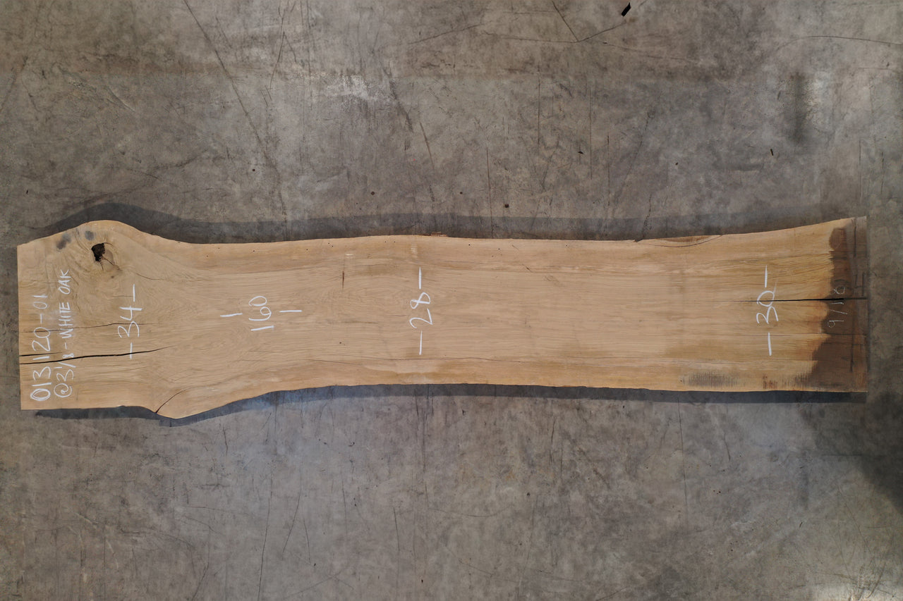 Oregon White Oak Slab 013120-1