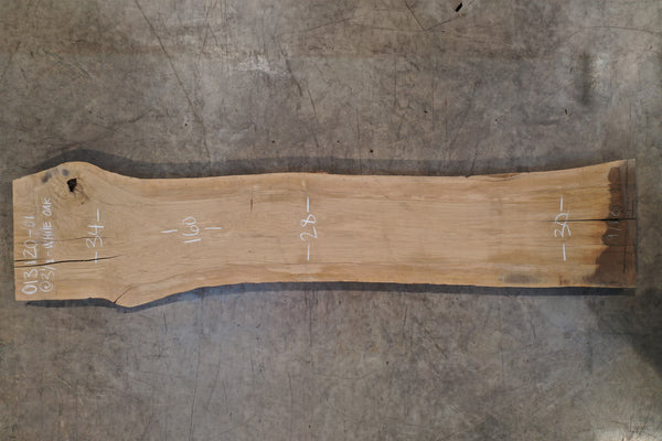 Oregon White Oak Slab 013120-1