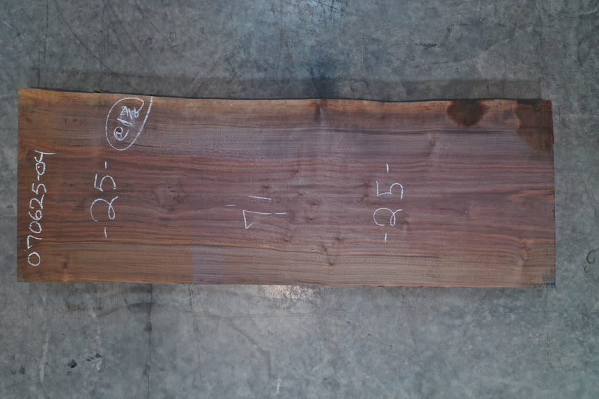 Oregon Black Walnut Slab 070625-4