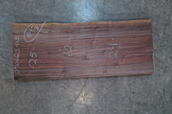 Oregon Black Walnut Slab 070625-5