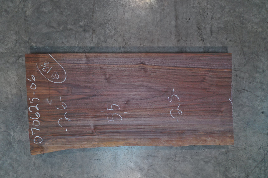 Oregon Black Walnut Slab 070625-6