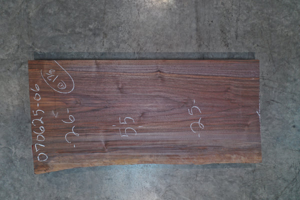 Oregon Black Walnut Slab 070625-6
