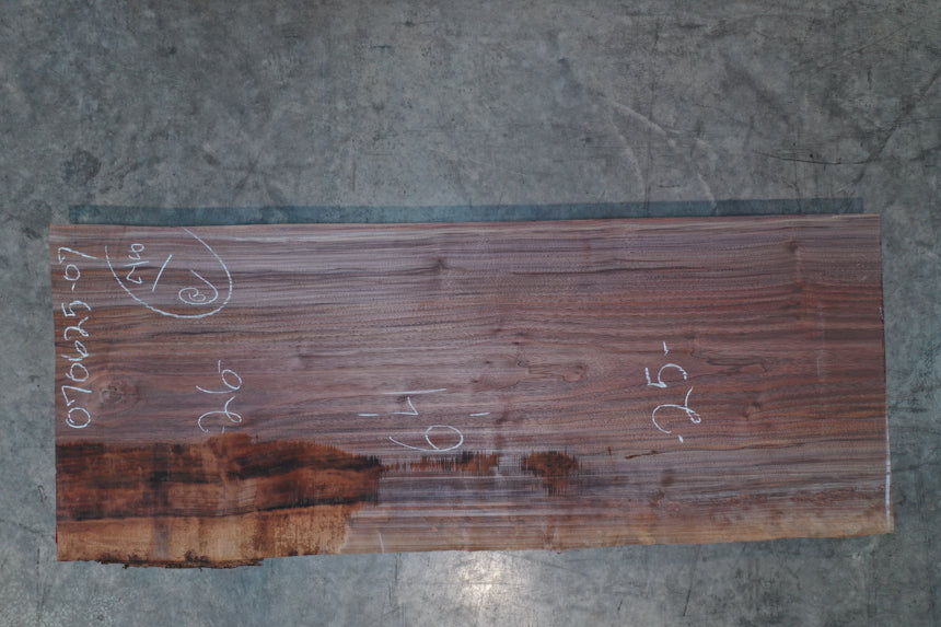 Oregon Black Walnut Slab 070625-7