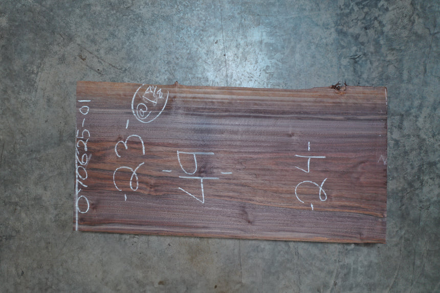Oregon Black Walnut Slab 070625-1