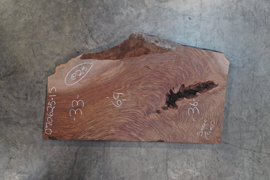 Oregon Black Walnut Slab 070625-15 SI