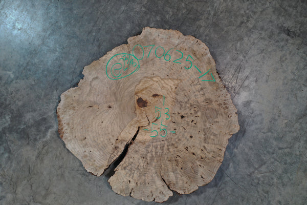 Maple Burl Round 070625-17