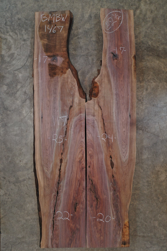 Oregon Black Walnut Bookmatch BMBW-1467