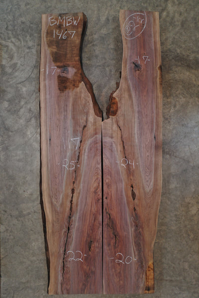 Oregon Black Walnut Bookmatch BMBW-1467