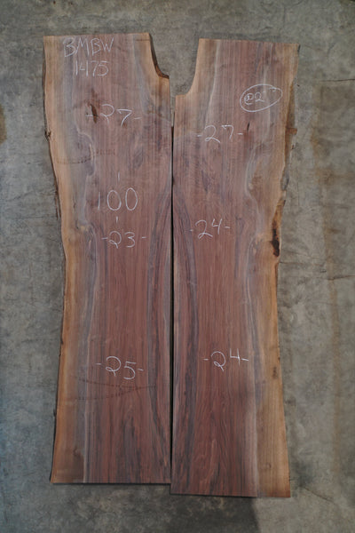 Oregon Black Walnut Bookmatch BMBW-1475