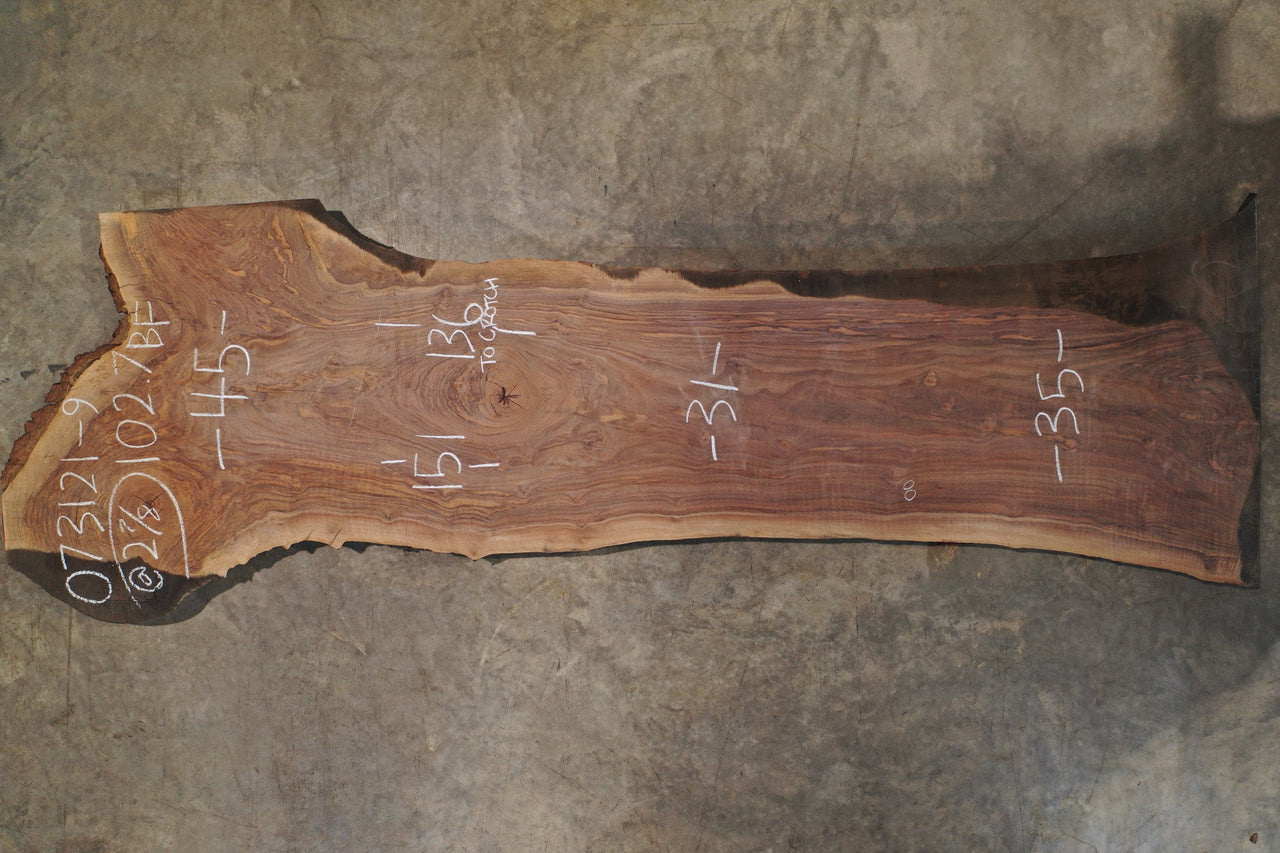 Oregon Black Walnut Slab 073121-09