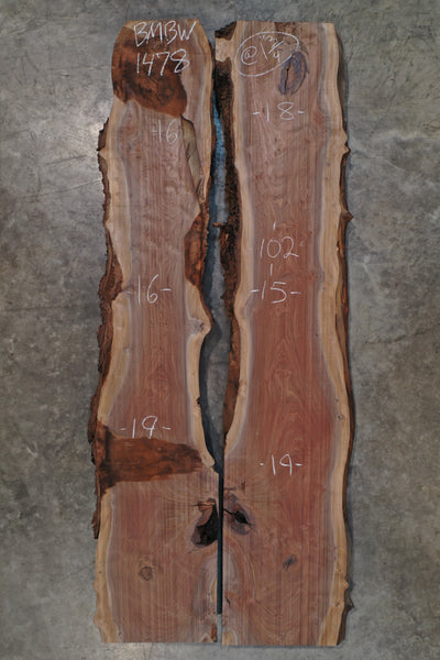 Oregon Black Walnut Bookmatch BMBW-1478
