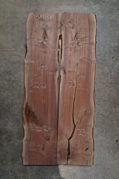 Oregon Black Walnut Bookmatch BMBW-1479