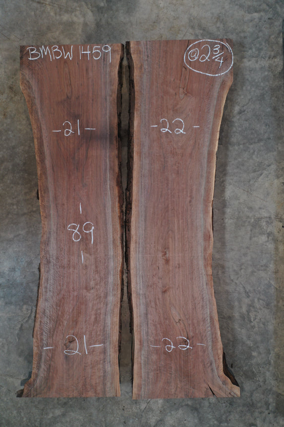 Oregon Black Walnut Bookmatch BMBW-1459