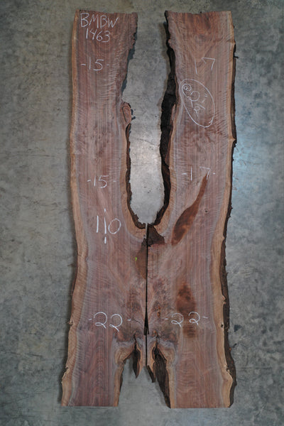 Oregon Black Walnut Bookmatch BMBW-1463