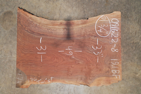 Oregon Black Walnut Slab 091622-08
