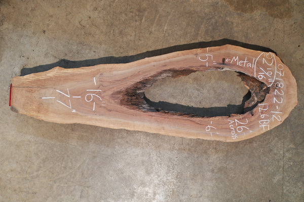 Oregon Black Walnut Slab 071822-12