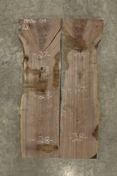 Oregon Black Walnut Bookmatch BMBW-1503