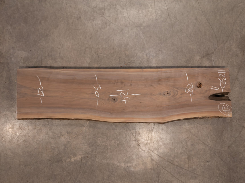 Oregon Black Walnut Slab 112325-11