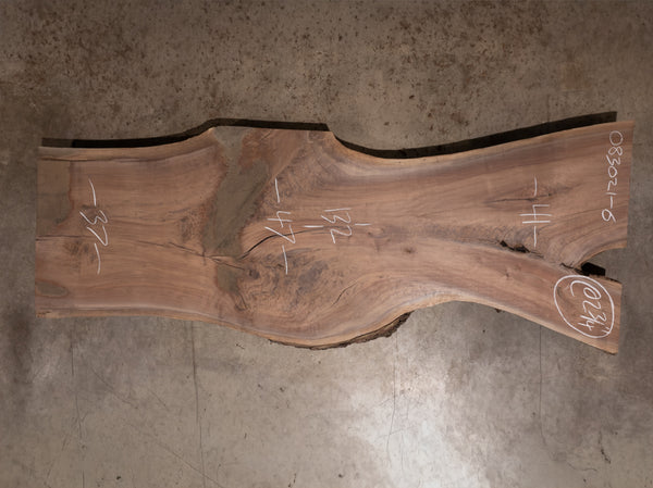 Oregon Black Walnut Slab 083021-6