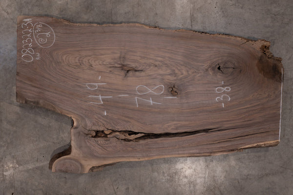 Oregon Black Walnut Slab 082322-3A
