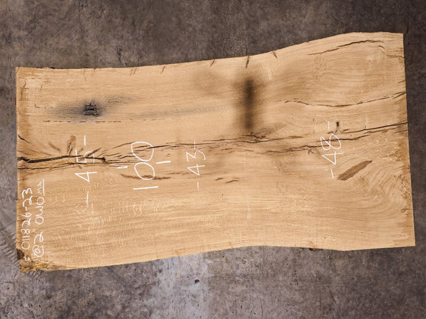 Oregon White Oak Slab 011826-23