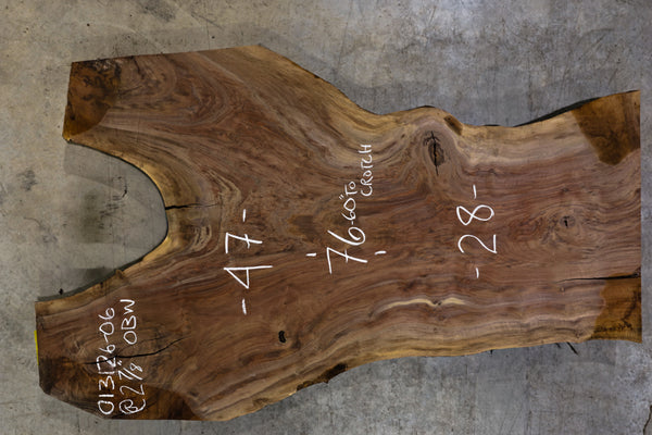 Oregon Black Walnut Slab 013126-6