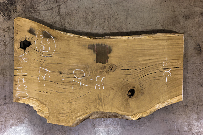 Oregon White Oak Slab 012719-8B