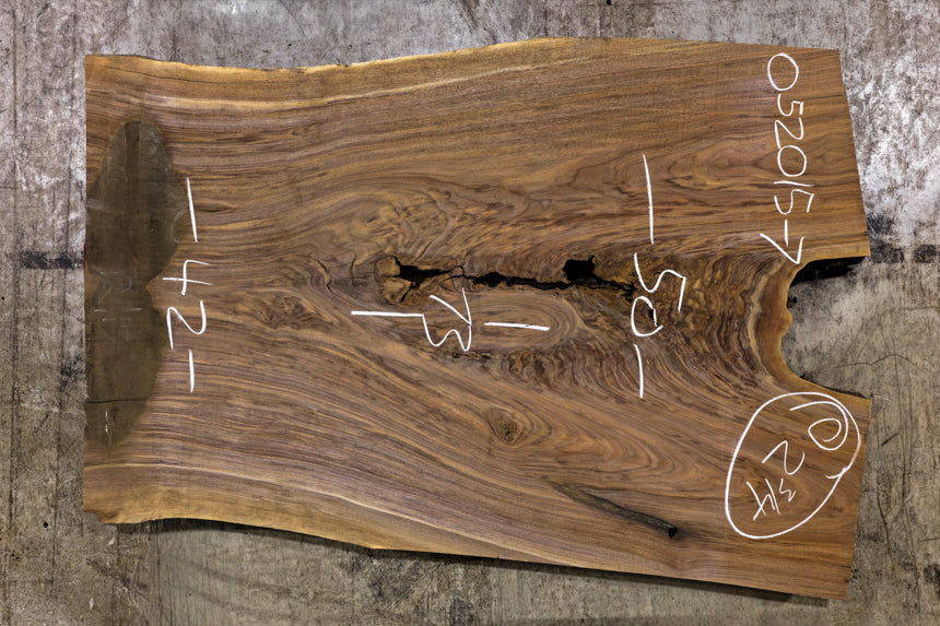 Oregon Black Walnut Slab 052015-7