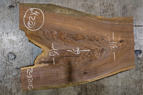 Oregon Black Walnut Slab 011126-2
