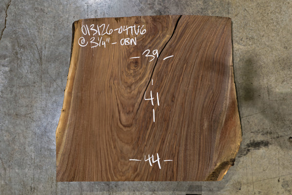 Oregon Black Walnut Slab 013126-04TV6