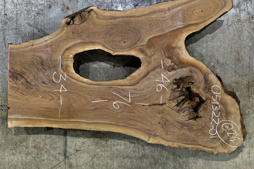 Oregon Black Walnut Slab 051322-1