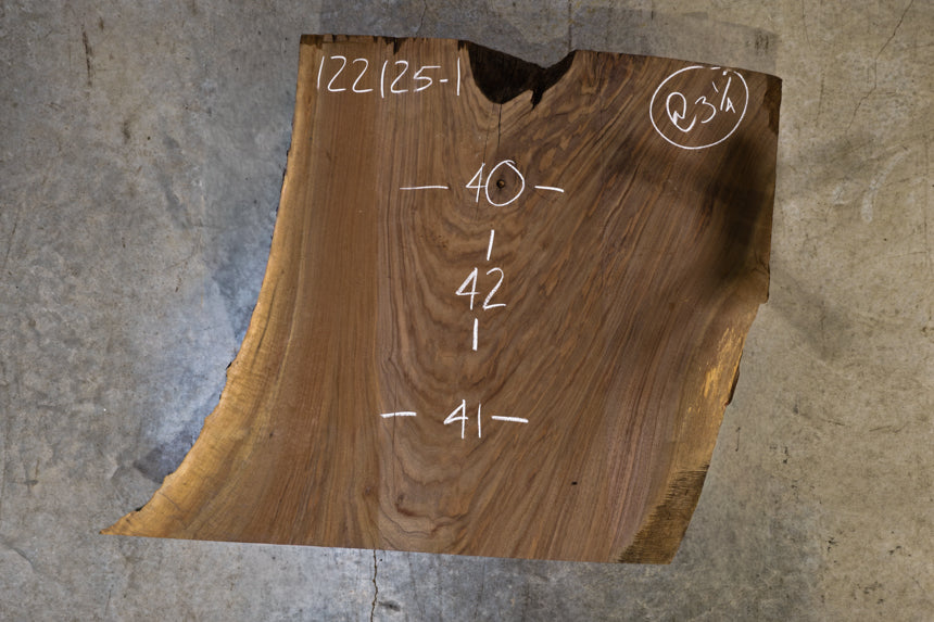 Oregon Black Walnut Slab 122125-1