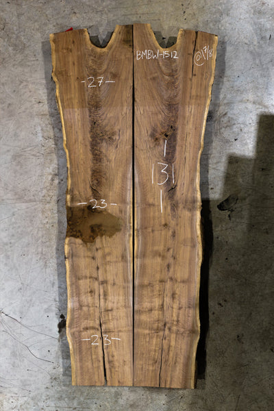 Oregon Black Walnut Bookmatch BMBW-1512