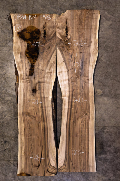 Oregon Black Walnut Bookmatch BMBW-1518