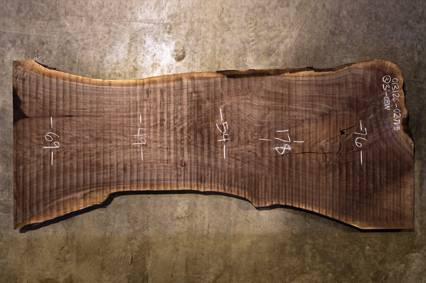 Oregon Walnuts Oregon Black Walnut Slab 013126-02TV5 – Goby Walnut Products, Inc