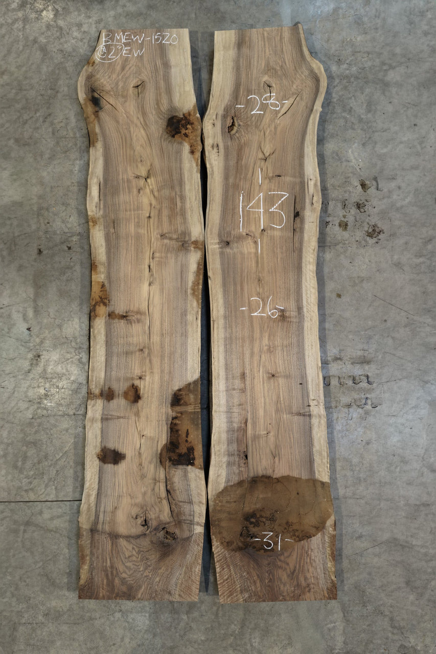 English Walnut Bookmatch BMEW-1520