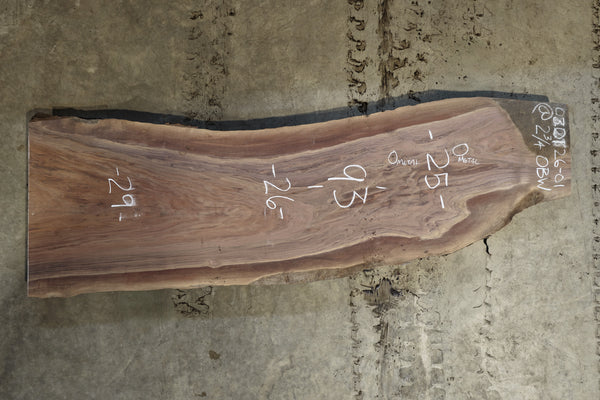 Oregon Black Walnut Slab 030126-01